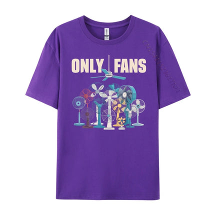 Only Fans Mens Clothing Plus Size Men's Fashion Short Sleeve Clothing Print Cotton Tee Shirts