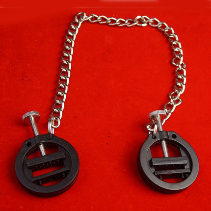 BDSM Screw Nipple Clamps Clips With Spikes,Bondage Restraints,Sex Toys for Couples,SM Adult Games,Adjustable Pressure
