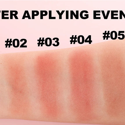 HANDAIYAN Velvet Liquid Blush Long Lasting Matte Makeup With Sponge Brush Tip Easy To Blend Natural Rouge For Cheeks