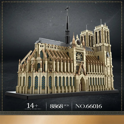 City Streetview Bricks Toys World Famous Architecture Notre Dame de Paris Model Building Blocks For Kids Christmas Gifts
