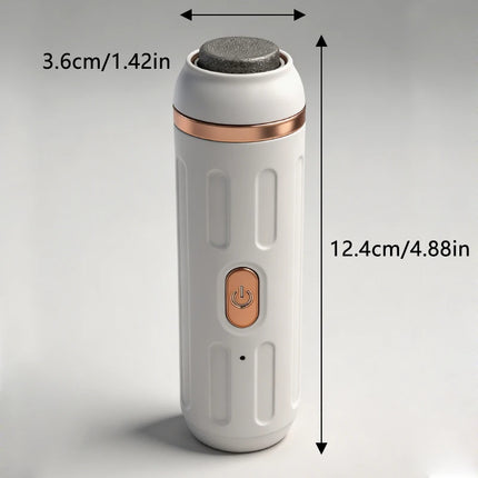 SoftAura Electric Foot Callus Remover Cordless Rechargeable 2 Gears Dry Skin Exfoliation Foot File for Home Pedicure Care