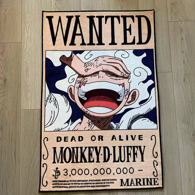 Anime One Piece Manga Soft Anti-slip Area Rugs Home Bedroom Cartoon Decor Kitchen Bathroom Non-slip Mat Doormat Birthday Gift
