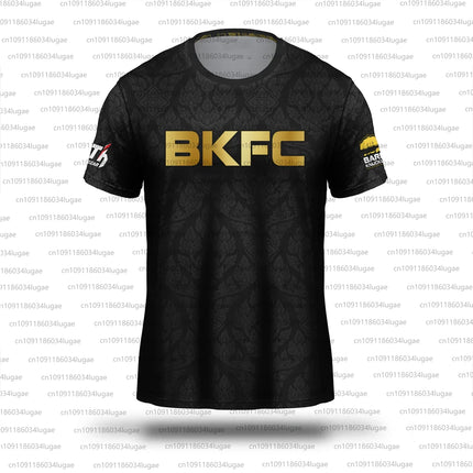 BKFC Boxing Fan Fightwear Men Women Breathable Sportswear Man Kids Summer Casual Round Neck T-shirt Male Short Sleeves Tops Tee