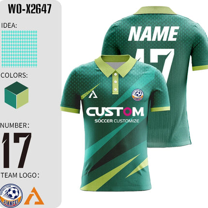 Custom Full Sublimation Player Version Football Jerseys Long Short Sleeve Football Shirt Breathable Training Soccer T shirt Men