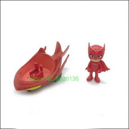 New Figure Masks Toy Set with Vehicle Of Toys Cars Figures Christmas PJ Toys Kids Gifts
