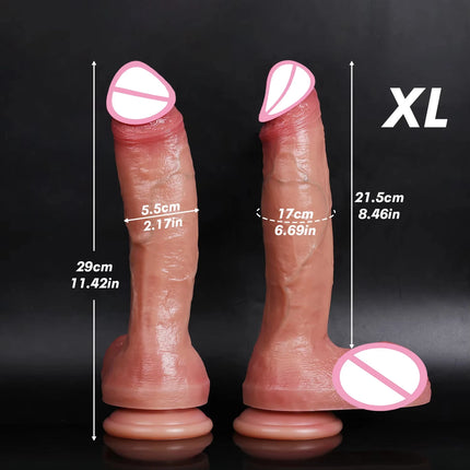Realistic soft Dildo G-spot anal stimulation Adult sex toys suitable For men women Big Penis and thick Dick Happy Dild Cock 18+