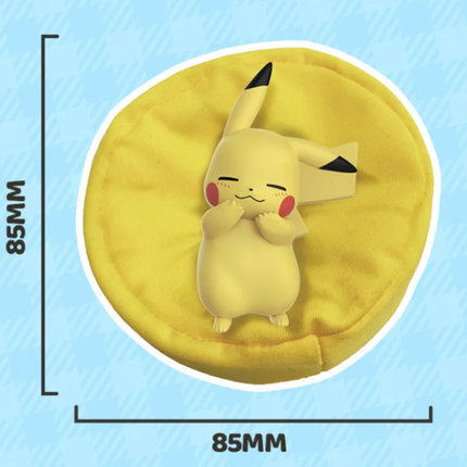 Pokemon Anime Action Figures Leisure Time Series Sleeping Position Ornament Pikachu Meowth Rowlet Model Toys Birthday Gift