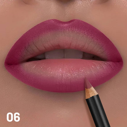 Luxury Matte Lip Liner - Long-Lasting Smooth Application Versatile Shades for Perfect Outline And Filling All Skin Types