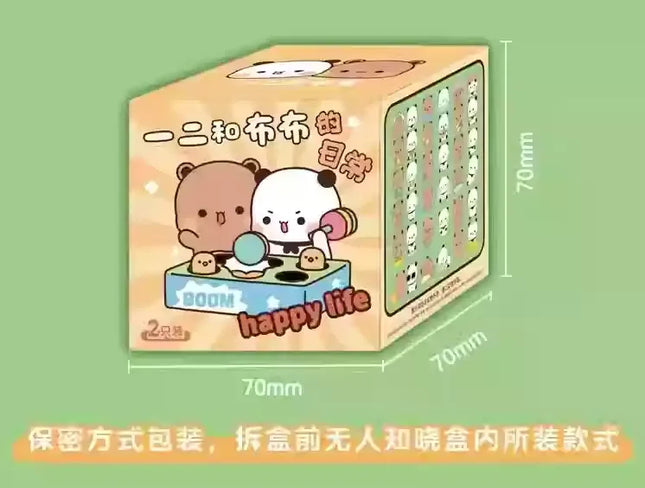Bubu And Dudu Daily Blind Box Mystery Box Desk Decoration Cute Figure Model Desktop Decoration Collectible Kawaii Doll Genuine Gift