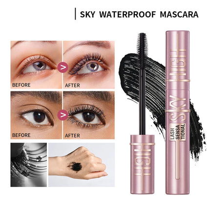 1PCS Natural Curling Mascara Long Lasting Smudge-proof Mascara Brushes Lengthens Eyelashes Waterproof Fast Dry Mascara Cosmetics