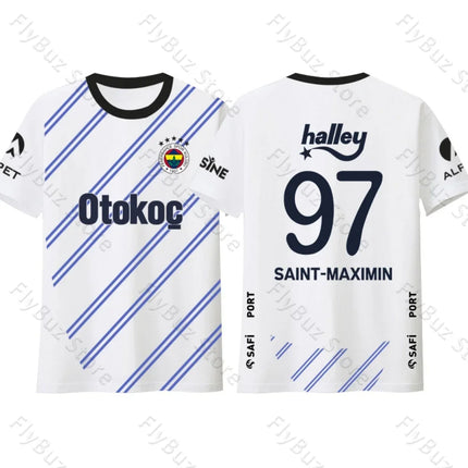 New Fashion Street Breathable Quick-Drying Training Jersey T-Shirt Fenerbahce Fan Jersey Children's Size And Adult Size