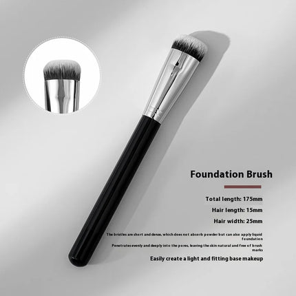 Single Soft Bristle Face Brush For Foundation Eyeshadow Powder And Concealer Application Portable Makeup Tool