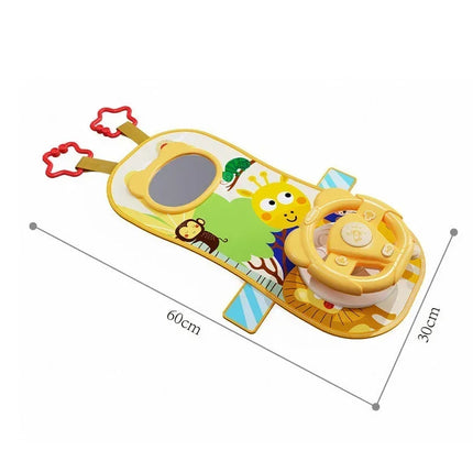 Baby Car Seat Toys Baby Toy Electric Simulate Driving Car Copilot Steering Wheel Seat Toy Hanging Toys for Baby 0 12M Hot