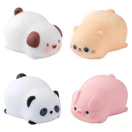 Funny Pulling Pets Squishy Toy Puppy Piggy Stretchy Animal Stress Balls Adults Kids Sensory Play Therapy Anti Anxiety Fidget Toy