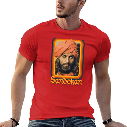 Sandokan TV Shows T-Shirt Blouse Tops Short Sleeve Tee Plus Size Tops Anime Shirts Men