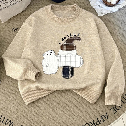 Children's Sweaters for Autumn Winter Kids Boys' Tops Kids' Sweaters Baby Girls' Pullover Sweater