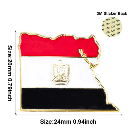 1-100PCS Egypt Mobile Phone 3M Sticker Badge Metal Pin Broooches Pins