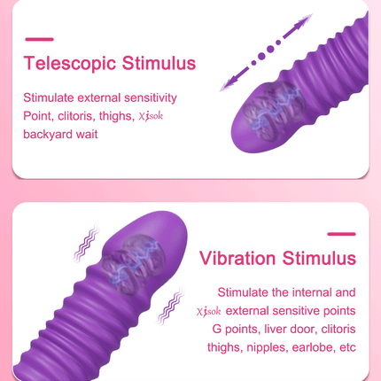 Automatic Telescopic Thrusting Realistic Dildo Vibrator for Women G Spot Clitoral Anal Stimulation Sex Machine Sex Toys Adult 18