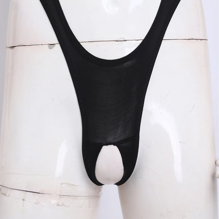 Men Sexy Open Crotch Cutout Sissy Bodysuit Male Cross-dressing Underwear Rave Party Nightclub Couple Games Lingerie Nightwear