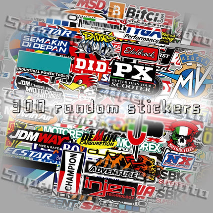 Motorcycle Stickers Racing Sponsor Logo Decor Helmet Fuel Tank Body Side Strips Decals Waterproof For Honda Suzuki BMW Yamaha