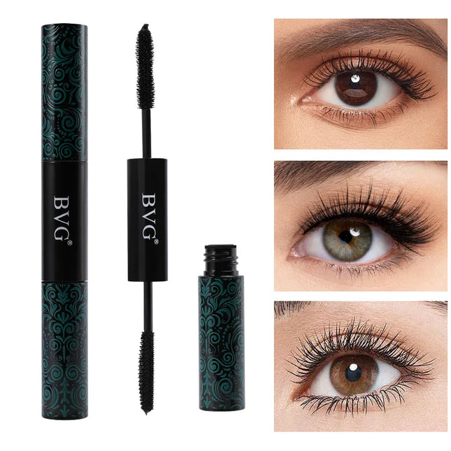 Two In One Dual  Ended Mascara Naturally Lengthens Curls Thickens And Is Layered Non Caking Waterproof And Long Lasting