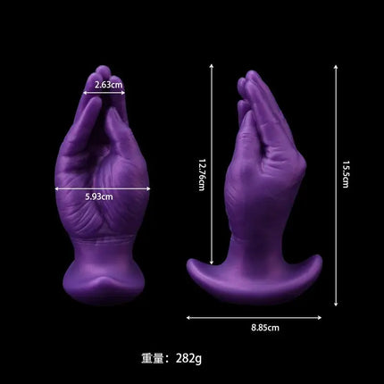 Realistic Hand Silicone Anal Plug Dildo With T-base Wearable Prostate Anal Trainer Sex Toys For Men Women Gay Penetration Anal