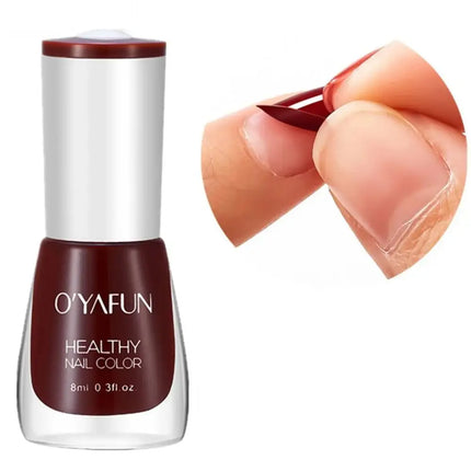 Glossy 8ml Nail Polish No-bake False Nail Nail Art Manicure Quick Dry Tearable Nail Art Oily Mood Nail Polish Woman