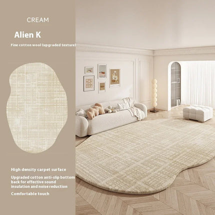 VIKAMA Upgraded Material New Shaped Warm Living Room Bedroom Kitchen Bathroom Non-slip Washable Carpet Mat Rug Home Decor
