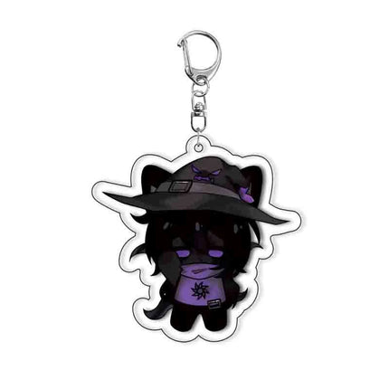 Game Forsaken Cosplay Keychain Unisex Kawaii Acrylic Pendant Keyring Key Chain Bag Accessories Decoration Ornament Props