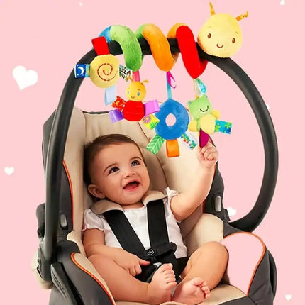 Newborn baby caterpillar colorful plush toy, baby early education soothing toy, baby rattle toy,