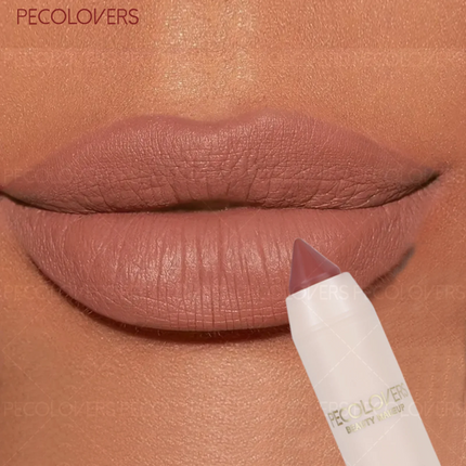 1 Pcs Matte Velvet Lipliner & Lipstick Pen, Smooth Easy To Apply, Precise To Definded Lip Lines, High Color Rendering Non-sticky