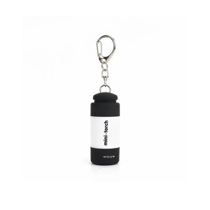 1PC Mini Keychain Lamp USB Rechargeable LED Multifunctional Strong Light Pocket Keychain Flashlight Home Outdoor Hiking Camping