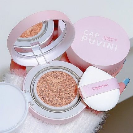 Air Cushion Natural Moisturizing Foundation Concealer Whitening Oil-control Korean Makeup BB Cream with Cosmetics Puff