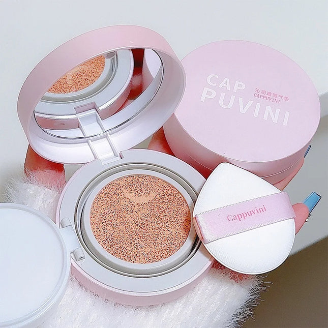 Air Cushion Natural Moisturizing Foundation Concealer Whitening Oil-control Korean Makeup BB Cream with Cosmetics Puff