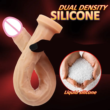 Realistic Long Dildo Penis Anal Vaginal Stimulator Liquid Silicone Dildos Sex Toys for Women Lesbian Couples Men Gay Adult Anal