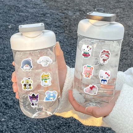 104pcs Cartoon Cute 3d Sanrio Graffiti Stickers Waterproof Decals Stickers For Laptop Phone Thermos Ipad Diy Stickers Kids Gift