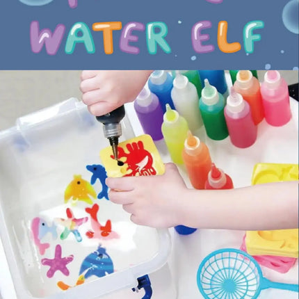 Magic Water Elf, Aqua Fairy Water Kit with 4 Magic Color, 4 Molds, Christmas Gifts, Birthday Gifts, Party Favors,