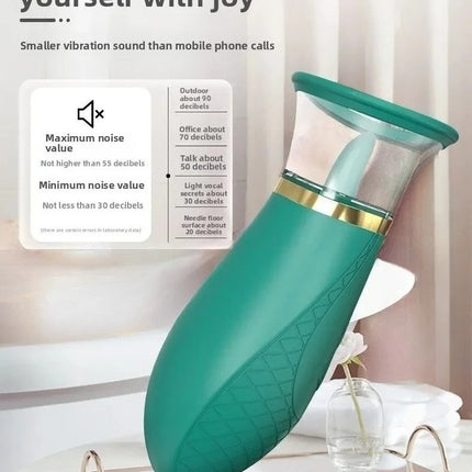 Clitoris Licker Tongue Vibrator Nipples Stimulator Orgasm Vagina Sucking Massager Sexy Toys For Women Female Masturbator