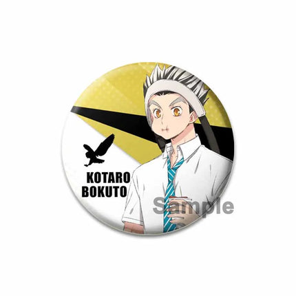 32/44/58mm Anime Haikyuu Snap-in Button Pins Figure Icon Badge  Round Handmade Brooches Breastpin for Backpack Clothes