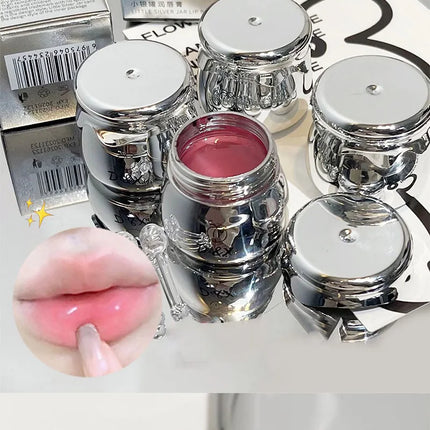 DI&XI small silver jar lip balm moisturizing lip care Dudu jelly lip oil moisturizing before makeup