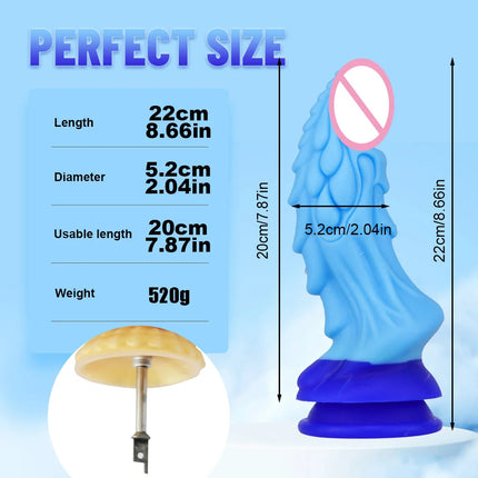 Sex Machine Sav Elastic Contraction Adapter for V-U-LOCK Attachments Dildo Saber Jigsaw Reciprocating Saw A Large Animal Dildo