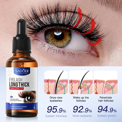 Double-action eyelash enhancement combo—lengthening mascara and thickening eyelash serum for dramatic, curled lashes.