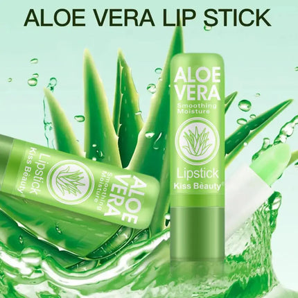 Moisture Lip Balm Aloe Vera Natural Lipbalm Temperature Changed Color Lipstick Long Lasting Nourish Lips Care Makeup 1PC