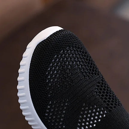 Children's Running Sneakers Boys Girls Casual Mesh Breathable Non-Slip Walking Patchwork Tennis Toddler Soft-Soled Girls' Shoes