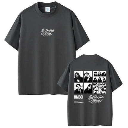 Rapper RnBoi My Eyes Only Flashback Album Merch 2026 T-shirt personality Clothes Year round clothing Oversized Couples Unisex