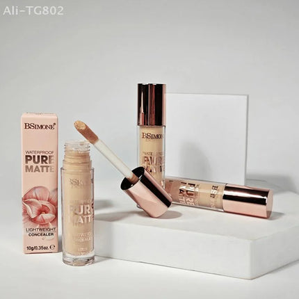 BSIMONE 1Pc Face Concealer Foundation Contour Stick - Long-wear Lightweight Brightening Blemish Contouring Beauty Makeup