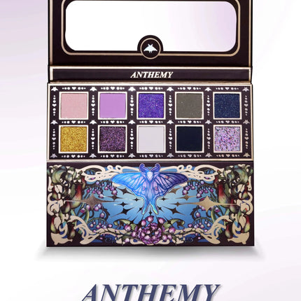 Anthemy 12 Color Eyeshadow Palette Backlight Butterfly Matte Chameleon High Pigmented Shimmer Flash Spotlight Eye shadow