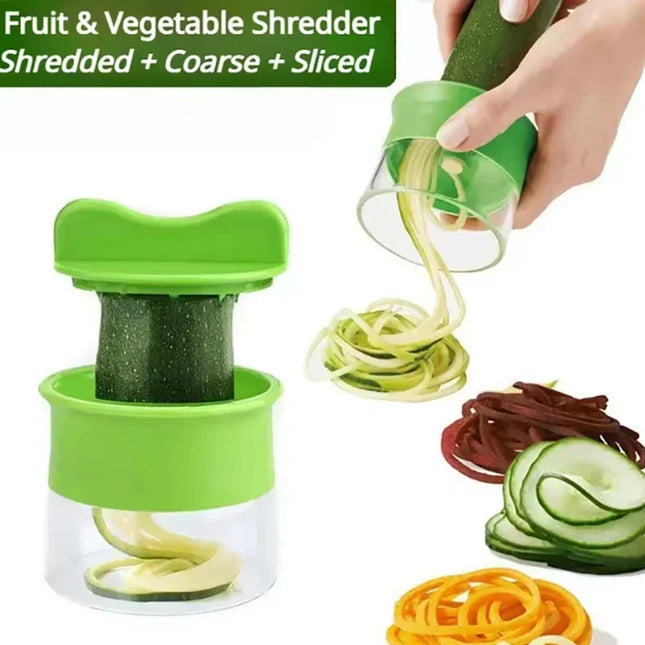 Handheld Vegetable Fruit Tool Multifunction Spiral  Shredder Manual Radish Cucumber Rotating Grater Kitchen Accessorie Tool