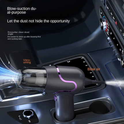 Portable Handheld Vacuum 5000Pa Cordless Car Vacuum Cleaner With Brushless Motor 4 In 1 For Keyboard, Home, Pet And Car