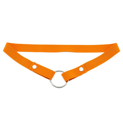 2 Way Male Chastity Cage Anti-off Device Belt Elastic Band Auxiliary Belt ONLY Adjustable Ring Rope Les Scrotum Rings